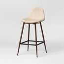 24" Copley Counter Height Barstool with Footrest - Cream