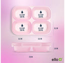 8pc Snap and Nest Snack Divided Food Storage Containers Pink