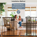 The Thruway Baby Gate - 72XW Series - Bronze