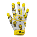 Cutters Game Day Receiver Gloves Youth - Smile L/XL