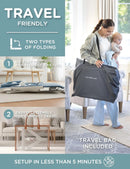 Portable Baby Bouncer - Organic Dusty Blue