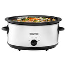 6 Qt Manual Slow Cooker with 3 Heat Settings, White
