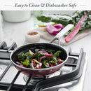 GreenPan Merten & Storck Steel Core Enameled 8-Inch Frypan - Chocolate Truffle