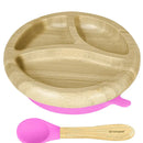 Bamboo Baby Suction Plate - Pink