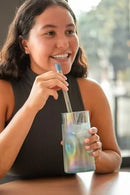 Reusable Stainless Steel Water Filter Straws - 3 Pack