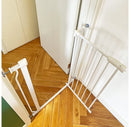 Walk-Thru Safety Gate for Baby and Pets - White