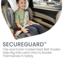 Backless Belt-Positioning Booster Seat - Gray