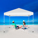 10'x10' Srtaight Leg, Pop & Easy Up Canopy with 4 Wheels
