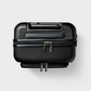 Hardside Carry-On Spinner Suitcase with Front Pocket - Black