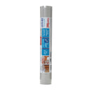 18" x 4' Zip-N-Fit Premium Non-Adhesive Ribbed Shelf Liner Black