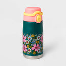 14oz Water Bottle - Flower