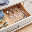 5-Compartment Plastic Drawer Flatware Organizer