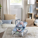 2-in-1 Happy Belly Rock To Bounce Massage Baby Seat - Chambray