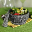 8.5 Inch Polished Natural Stone Mortar and Pestle
