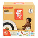 82ct Premium Baby Diapers - Infant Size 1