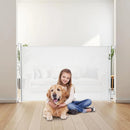 Retractable Baby Gate - White