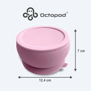 Silicone Baby Suction Bowl with Lid - Purple