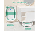 Collapsible Baby Bathtub for Infants and Toddlers - Turquoise
