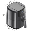 2 Qt TurboFry Touch Digital Air Fryer - Gray