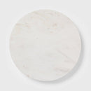 14" Marble and Wood Lazy Susan