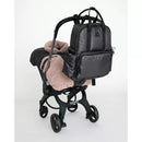 Diaper Bag Backpack with Portable Changing Pad Water Resistant Shell - Black