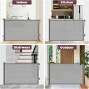 Retractable Baby Gate - Gray
