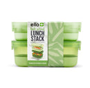 Ello Stackable Bento Lunch Container - Green