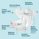34ct Disposable Diapers - Size 2