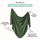 Large Premium Knit Baby Swaddle Receiving Blanket