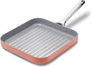 11.02" Nonstick Square Grill Fry Pan- Perracotta