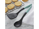 Nylon and ABS Spoon and Turner Set - Aqua Blue