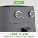 GreenLife 4.5 Quart Ceramic Nonstick Air Fryer - Graphite