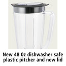 6-Speed Blender with 48 oz Jar - Black