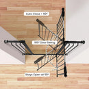 Baby Gate for Stairs and Doorways - Graphite