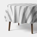 Round Tablecloth - Navy Striped