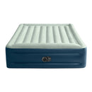 Elevated 18" Pillow Rest Queen Air Mattress - Off-White/Blue