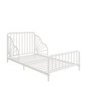 Quinn Metal Toddler Bed - White