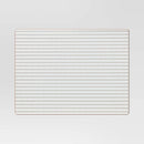 Cork Striped Placemat - Rectangle, Spot Clean, 16"x12"