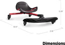Drifting Ride-On Scooter for Kids - Black
