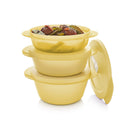 6-Piece Store, Serve and Go Bowl Food Storage Set - Yellow