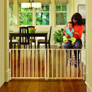 Extra Wide Wooden Baby Gate - Natural Wood