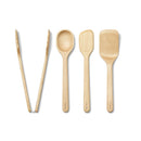 Mini Wooden Kitchen Utensils Set - 4 Pieces