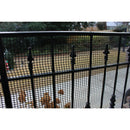 DSHD15 Heavy-Duty Outdoor Deck Netting - Plastic Balcony Netting for Pets & Kids - 15 Feet Long by 3 Feet Tall - Made in The USA - Black