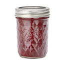 8oz Regular Mouth Glass Mason Jars - 12 Pack