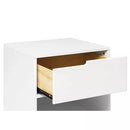 Hudson Nightstand with USB Port - White