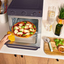 Bella 12qt. Air Fryer Toaster Oven- Plum, Includes Baking Pan & Air Fry Basket