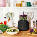10-Cup Food Processor with Accessories, Black
