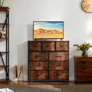 Dresser with 9 Drawers - Brown