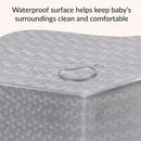 2-in-1 Crib & Toddler Mattress - Silver Honeycomb
