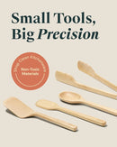 Mini Wooden Kitchen Utensils Set - 4 Pieces